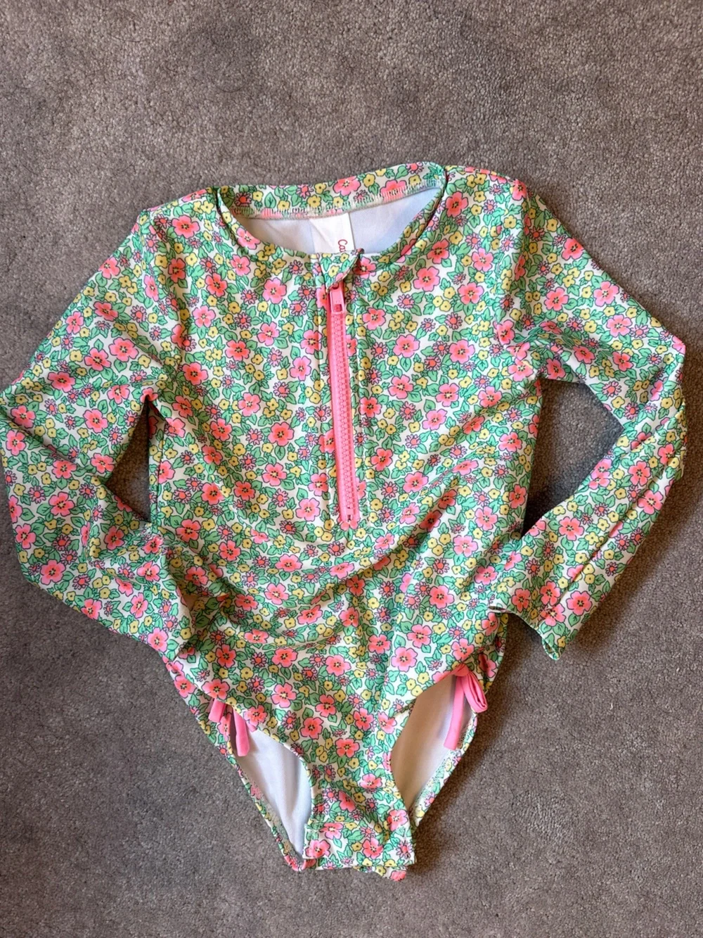 Kids Long Sleeve One-Piece Swimsuit